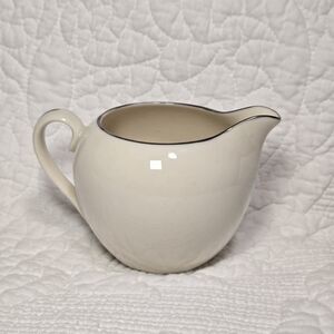 Lenox Olympia Platinum Creamer 8 Ounces Excellent Condition Made In USA No Chips